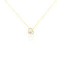 Histoire d'Or Collier Or Jaune Cagiris Oxydes Et Perle De Culture