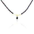 Colliers sur Grenoble : Histoire d'Or Collier Stella-Rose Or Jaune Perle De Culture