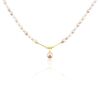Histoire d'Or Collier Stella-Rose Or Jaune Perle De Culture