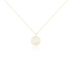 Histoire d'Or Collier Na&iuml;ade Or Jaune Nacre