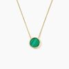 Histoire d'Or Collier Lucky Gems Or Jaune Malachite