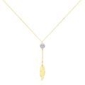 Histoire d'Or Collier Powoo Or Jaune Strass