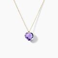 Histoire d'Or Collier Ludmille Or Jaune Amethyste