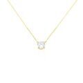Colliers sur Grenoble : Histoire d'Or Collier Ponama Or Jaune Oxyde De Zirconium