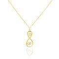 Histoire d'Or Collier Ademar Or Jaune Oxyde De Zirconium