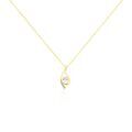Histoire d'Or Collier Or Jaune Sagesse Oxydes De Zirconium