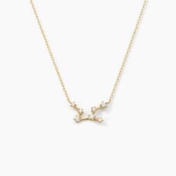 Histoire d'Or Collier Orion Or Jaune Oxyde De Zirconium