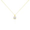 Histoire d'Or Collier Charlene Or Jaune Diamant Synthetique
