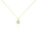 Histoire d'Or Collier Charlene Or Jaune Diamant Synthetique