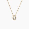Histoire d'Or Collier Icone Or Jaune Diamant Synthetique