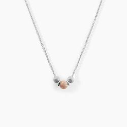 Histoire d'Or Collier Argent Bicolore Wilmart