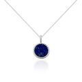 Colliers sur Grenoble : Histoire d'Or Collier Argent Blanc Zea Lapis Lazulis