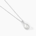 Histoire d'Or Collier Rozane Argent Blanc Perle De Culture Et Oxyde De Zirconium
