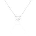 Histoire d'Or Collier Marthe Argent Blanc Perle De Culture Et Oxyde De Zirconium
