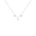 Histoire d'Or Collier Shehla Argent Blanc Perle De Culture