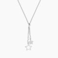 Colliers sur Grenoble : Histoire d'Or Collier Juliette Argent Blanc
