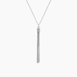 Histoire d'Or Collier Amaryllis Argent Blanc