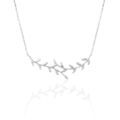 Histoire d'Or Collier Folia Argent Blanc
