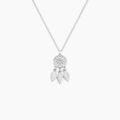 Colliers sur Grenoble : Histoire d'Or Collier Ida Argent Blanc