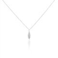 Histoire d'Or Collier Euriell Argent Blanc