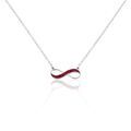 Colliers sur Grenoble : Histoire d'Or Collier Leevi Argent Blanc