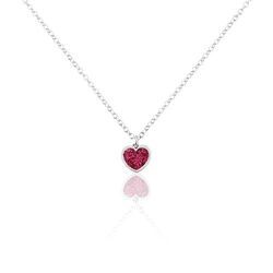 Histoire d'Or Collier Lara Argent Blanc