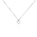 Histoire d'Or Collier Argent Blanc Hariane