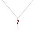 Histoire d'Or Collier Cornucopia Argent Blanc
