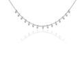 Histoire d'Or Collier Fancy Argent Blanc