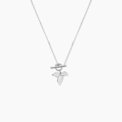Histoire d'Or Collier Narcisse Dream Argent Blanc