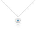 Histoire d'Or Collier Parad'eyes Argent Blanc
