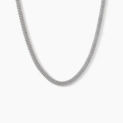 Histoire d'Or Collier Kelline Argent Blanc