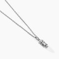 Colliers sur Grenoble : Histoire d'Or Collier Raven Argent Blanc