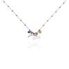 Histoire d'Or Collier Argent Blanc Paulino Pierres Artificelles