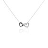 Histoire d'Or Collier Lineth Argent Blanc C&eacute;ramique Oxyde De Zirconium