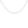 Histoire d'Or Collier Polka Argent Blanc
