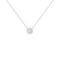 Histoire d'Or Collier Nawala Argent Blanc Oxyde De Zirconium Et Nacre