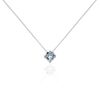 Histoire d'Or Collier Solitaire Argent Blanc Rio Santa Teresa Oxyde De Zirconium