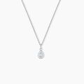 Histoire d'Or Collier Court Argent Blanc Tania Oxyde De Zirconium