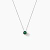 Histoire d'Or Collier Solitaire Argent Blanc Rio Santa Teresa Oxyde De Zirconium
