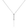 Histoire d'Or Collier Henriet Argent Blanc Oxyde De Zirconium