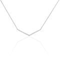 Histoire d'Or Collier Emea Argent Blanc Oxyde De Zirconium