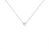 Histoire d'Or Collier Dorthea Argent Blanc Oxyde De Zirconium