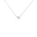 Histoire d'Or Collier Flamen Argent Blanc Oxyde De Zirconium