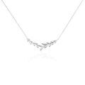 Colliers sur Grenoble : Histoire d'Or Collier Andeol Argent Blanc Oxyde De Zirconium