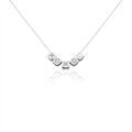 Histoire d'Or Collier Argent Hendrick Cubes Oxydes De Zirconium