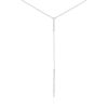 Histoire d'Or Collier De Dos Ou Sautoir Argent Blanc Indigo Oxyde De Zirconium