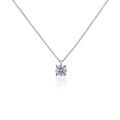 Histoire d'Or Collier Solitaire Argent Lylwenn