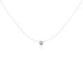 Colliers sur Grenoble : Histoire d'Or Collier Nylon Argent Blanc Oxyde