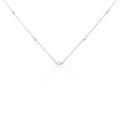 Histoire d'Or Collier Vashti Argent Blanc Oxyde De Zirconium